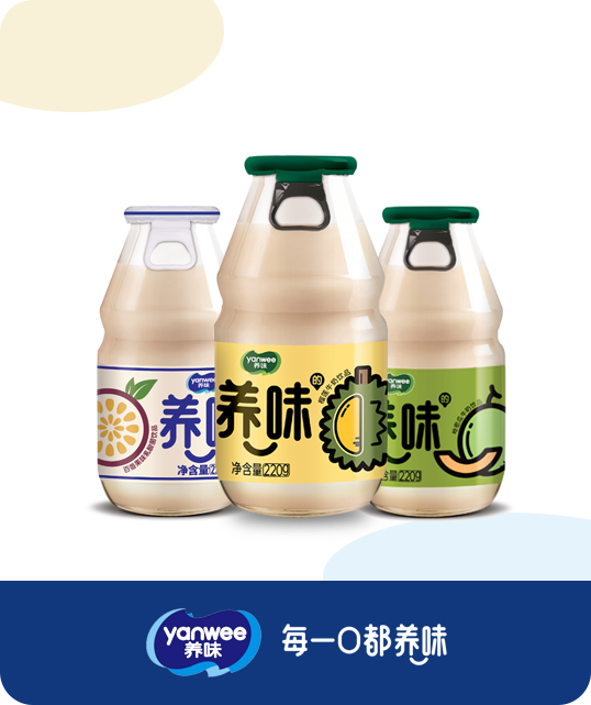Yanwee NEW FRUITY Dairy Drink BAKING Style 220g 